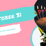 On October 31 halloween birthday party
