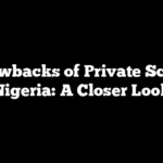 The Drawbacks of Private Schools in Nigeria: A Closer Look